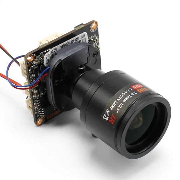 MK-AHD-2М   2.8 -12 мм. 1080 модульная цветная камера AHD 1920/1080 с  вариофокальным объективом  2.8 мм -12 мм.